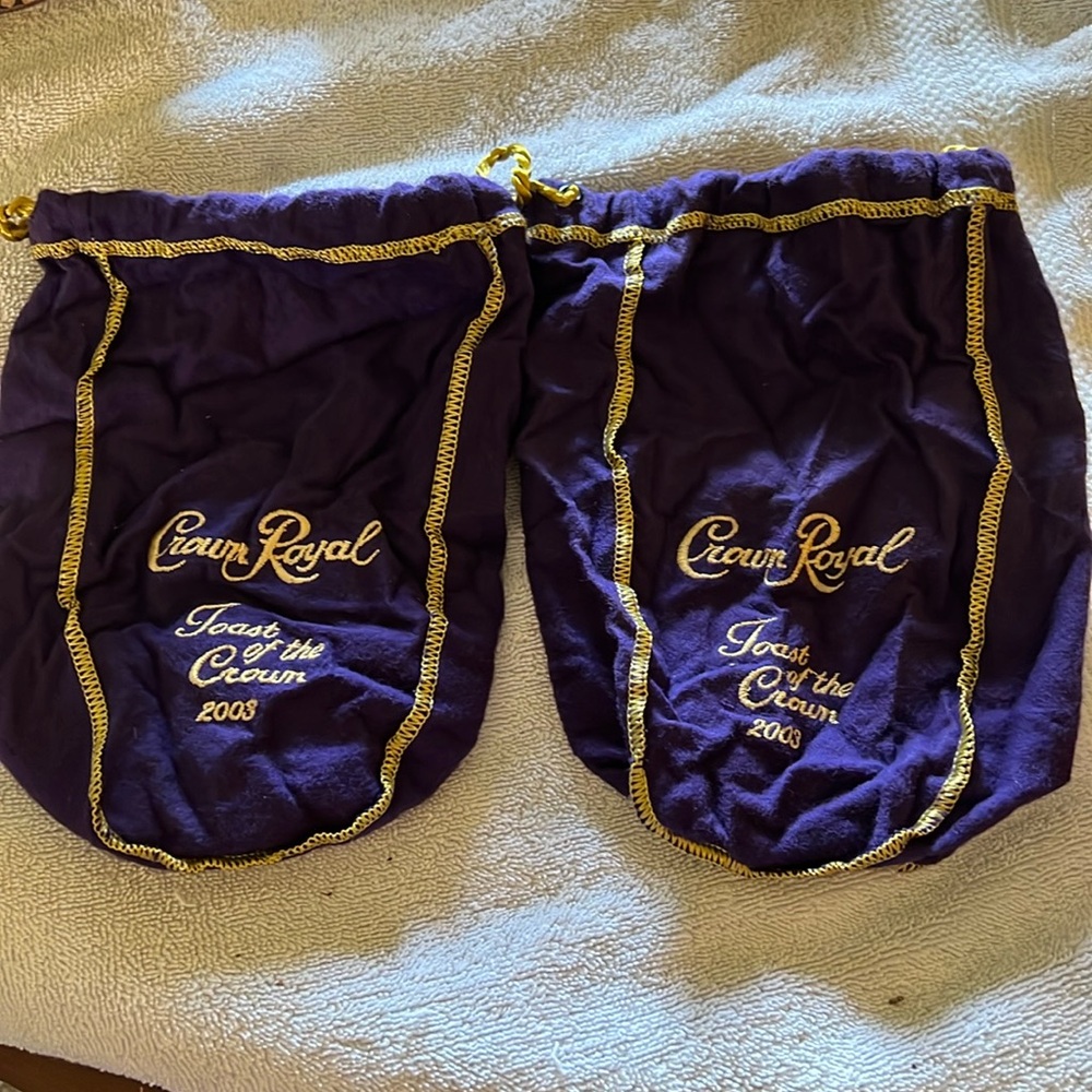 Crown royal toasty of the crown 2003 bags